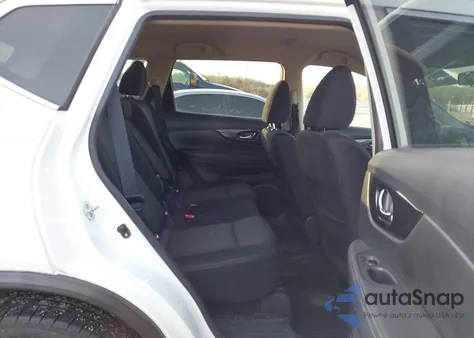 2017 Nissan Rogue Sv z USA, uszkodzony, nr VIN KNMAT2MT4HP527893